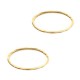 DQ metal closed ring oval 15x8mm Goud